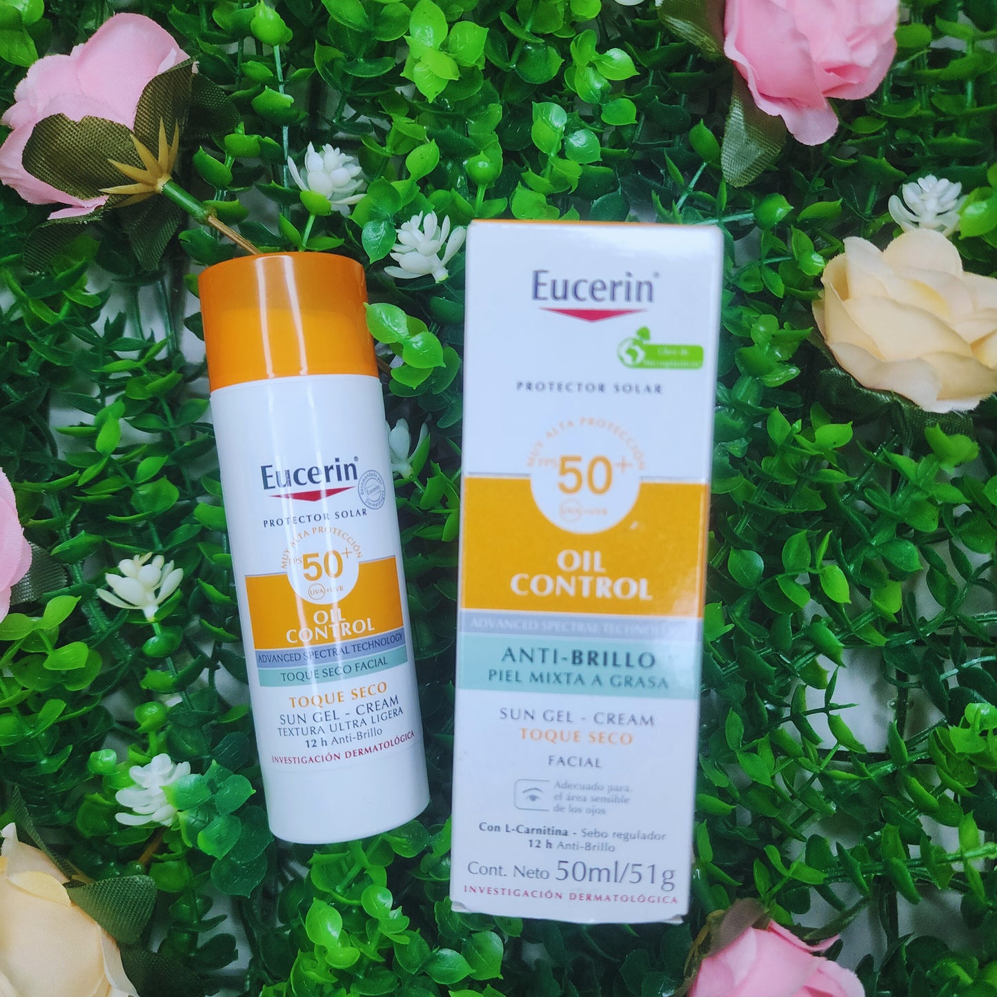 Protector Solar Facial en Gel Crema Eucerin Oil Control FPS50+