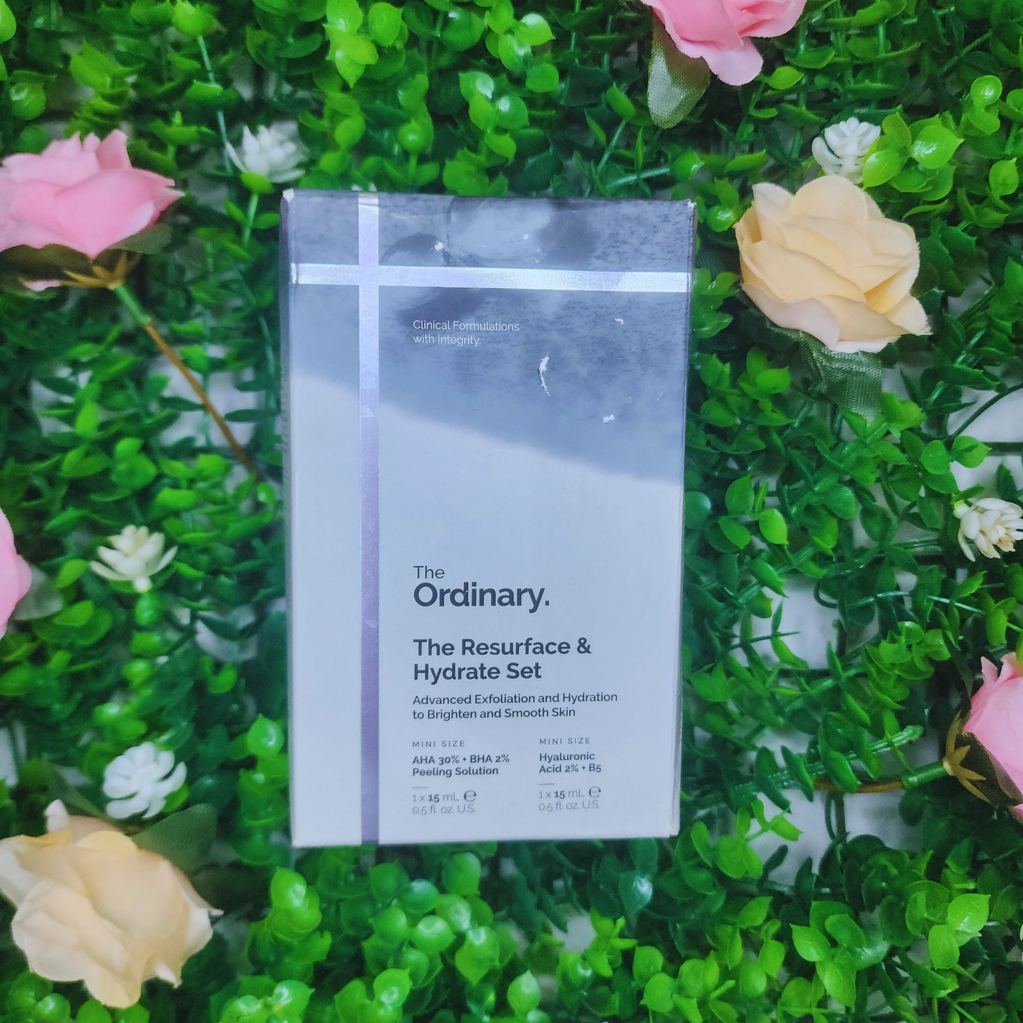 The Resurface & Hydrate Set with Hyaluronic Acid + AHA