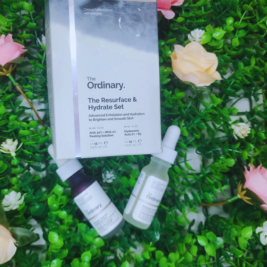 The Resurface & Hydrate Set with Hyaluronic Acid + AHA